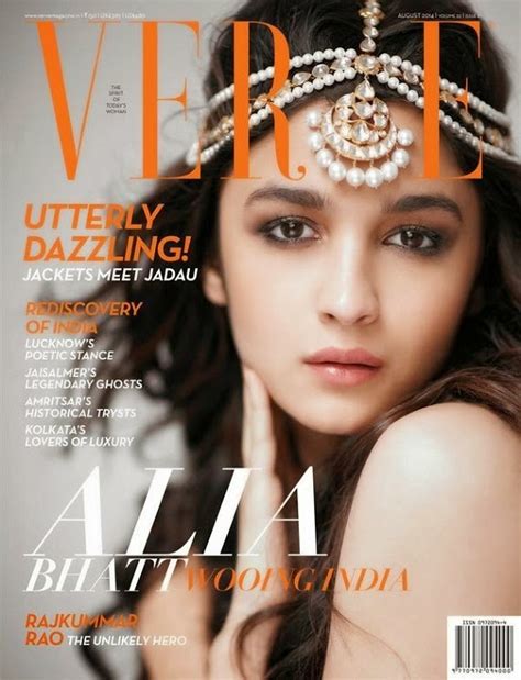 Alia Bhatt Photoshoot For Indian Magazine Verve Fashion