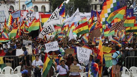 Marchas En Buenos Aires Con Mensaje De Evo Morales