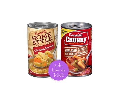 Campbells Coupons Pay As Low As 062 For Soup Super Safeway