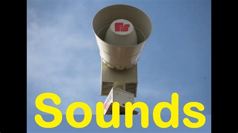Tornado Siren Sound Effects All Sounds Youtube