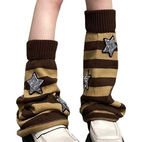 women goth leg warmers harajuku gothic leg sleeves kawaii baggy ripped leg warm socks cosplay