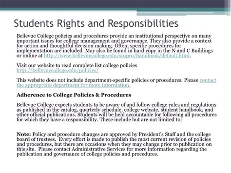 Ppt Students Rights And Responsibilities Powerpoint Presentation