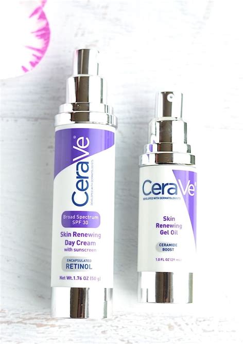 New From Cerave Skin Renewing Day Cream Spf 30 And Gel Oil Skin Care