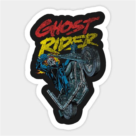 Ghost Rider Classic Ghost Rider Sticker Teepublic
