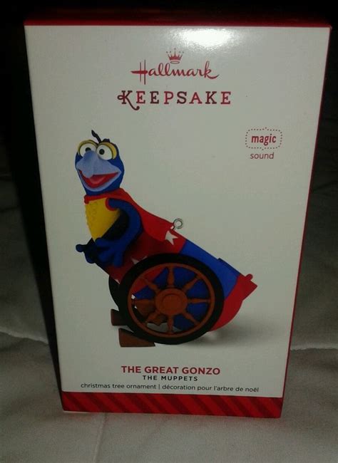 2014 Hallmark The Great Gonzo Muppets Magic With Sound Ornament