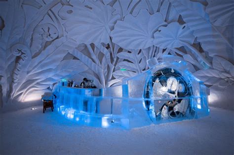 Lapland Hotels Snowvillage Is Open In Finland An Ice Carved Snow