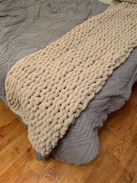 Affordable Chunky Knit Blankets Etsy