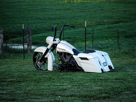 Harley Road King Custom Bagger Broad Based Log Book Image Bank