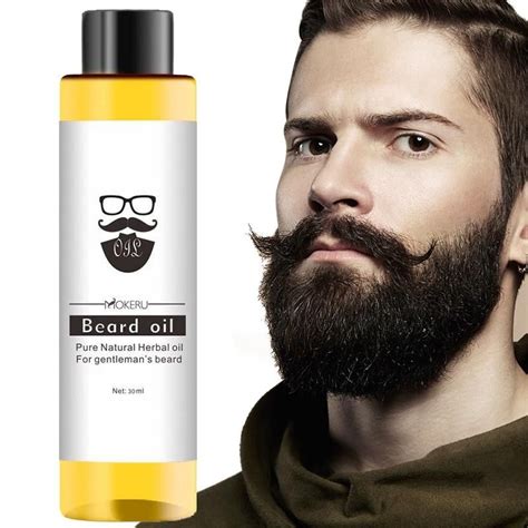 30ml Beard Oil Grow Beard Thicker And More Full Thicken Long Lasting Moistur Hair Beard Oil For