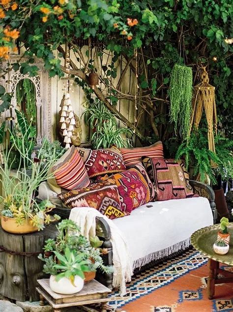 45 Unique Bohemian Garden Ideas You Have To See Bohemian Style Decor