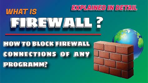 What Is Firewall Inbound Outbound Rules How To Block Firewall Connections Of Any Program