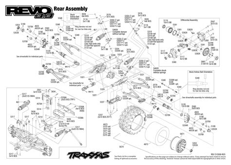 Revo 33 53097 3 Rear Assembly Exploded View Traxxas