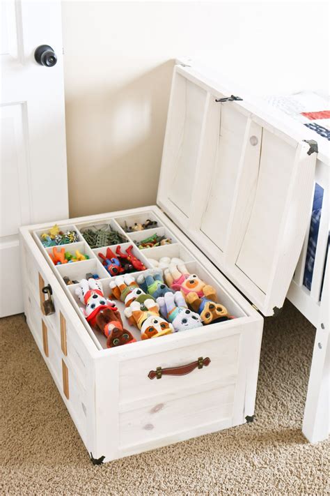 take a look inside this diy toy storage treasure chest free building plans included contain