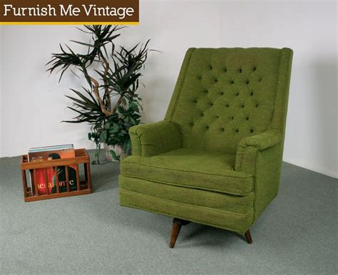 Check out our olive green office selection for the very best in unique or custom, handmade pieces from our shops. Retro Olive Green Swivel Easy Chair | Chair, Easy chair ...