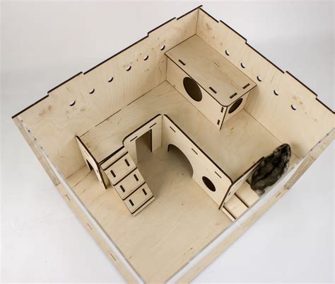 Hamster House Wooden House For Rodents Hamster Cage Etsy