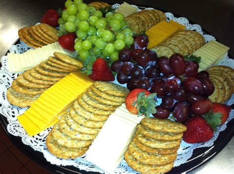 Cheese And Cracker Tray 35 Servings Party Food Appetizers Cheese