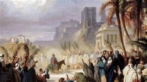 Christs Triumphal Entry Into Jerusalem Félix Louis Leullier