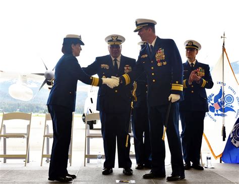 17th Coast Guard District conducted change-of-command ceremony > United