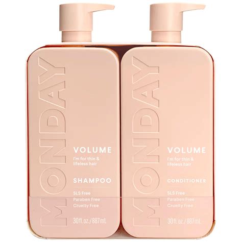 Monday Haircare Volume Shampoo Conditioner Bundle Fluid Ounce