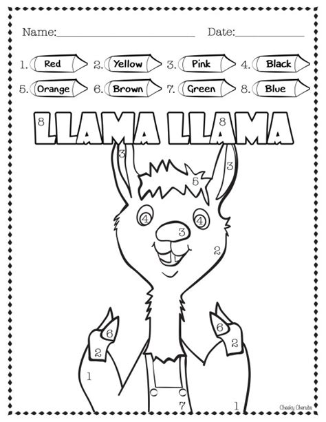 The 5 Best Worksheets For Llama Llama Preschool Theme