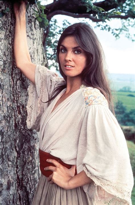 Caroline Munro Enjoys Some Down Time From Shooting In This Still From