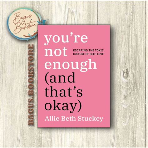 Jual Youre Not Enough Allie Beth Stuckey English Bagusbookstore
