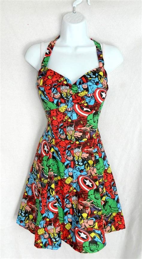 Superhero Clothes Are Always In For Fashion Marvel Dress Comic Dress