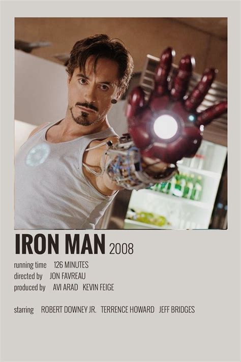 Iron Man Marvel Superhero Posters Avengers Poster Film Posters Vintage