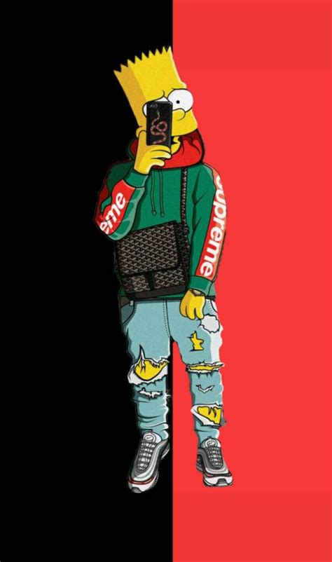 Download Supreme Bart Wallpaper By Pdisorder F8 Free On Zedge Now