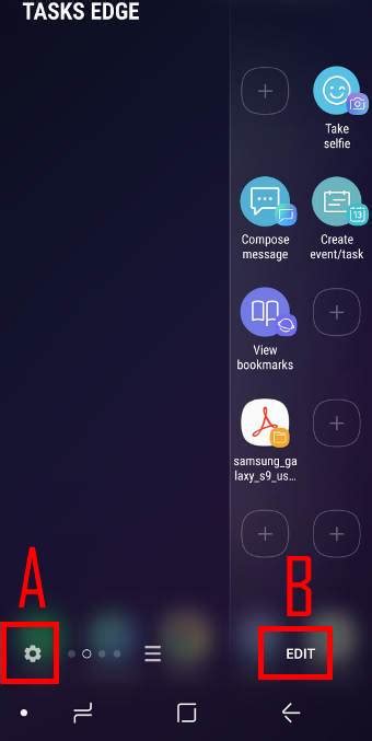 How To Use Galaxy S9 Edge Screen On Galaxy S9 And S9 Galaxy S9 Guides