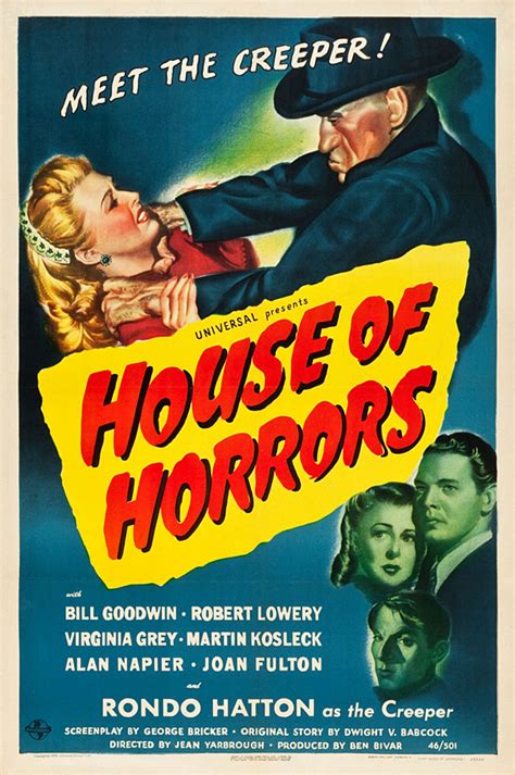 House Of Horrors Classic Horror Movie Poster — Museum Outlets