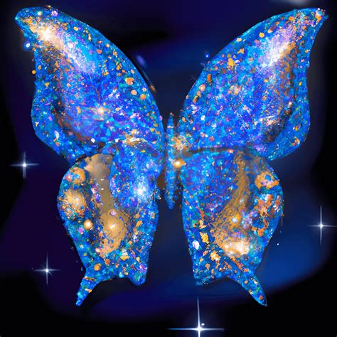 Butterfly Glitter Graphic · Creative Fabrica