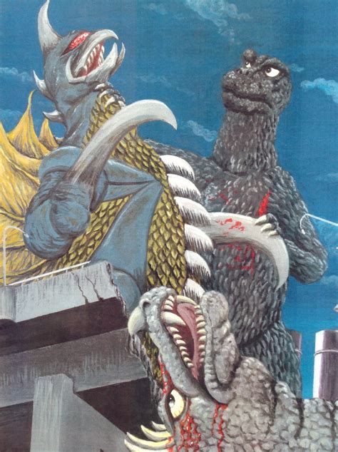 Godzilla Vs Gigan Co Starring Anguirus Monster Mash Pinterest