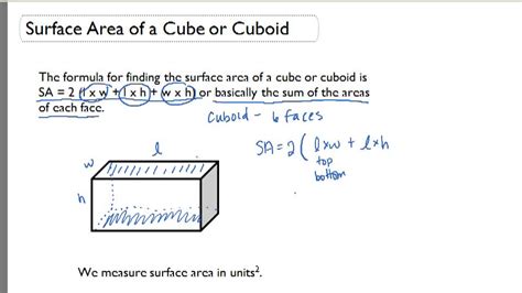 Formula Of Area Of Cuboid Pametno