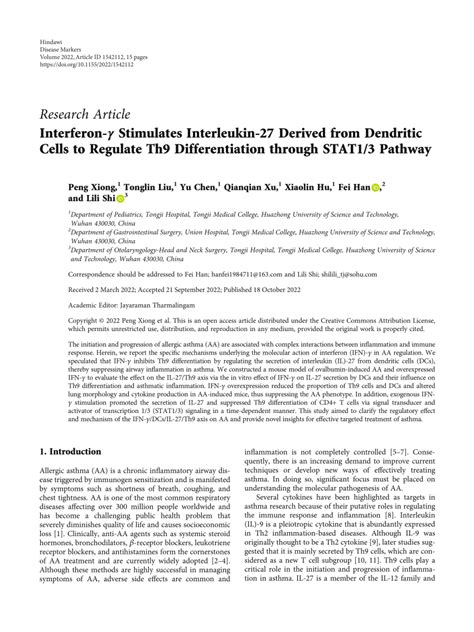 Pdf Interferon Stimulates Interleukin Derived From Dendritic