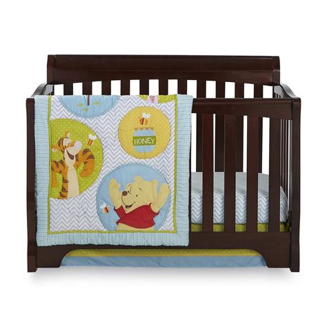 The most common pooh crib bedding material is cotton. Disney Baby Winnie the Pooh 4-Piece Crib Bedding Set ...