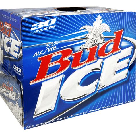 Bud Ice Beer 30 Pk 12 Fl Oz Cans Shop Fishers Foods