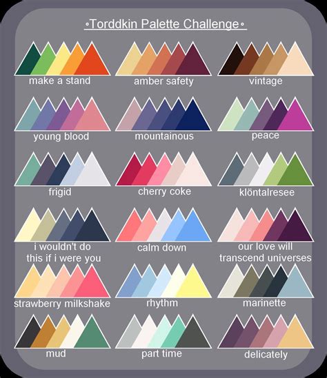 Asha On Twitter Color Palette Challenge Color Palette Design