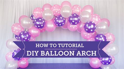 How To Put Together A Diy Balloon Arch Youtube