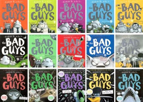 Bad Guys Book Series 1 15 Books Collection Set By Aaron Blabey New