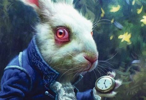 Alice In Wonderland White Rabbit Tim Burton