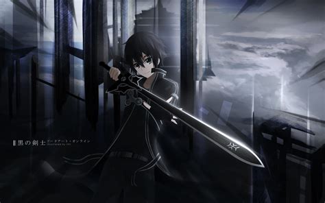 Wallpaper Of Kazuto Kirigaya Kirito Sword Art Online Anime 67236