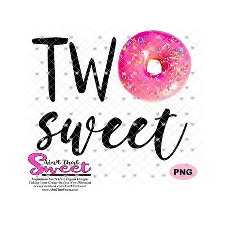 Two Sweet Donut Transparent Png Svg Silhouette Cricut Scan N Cu