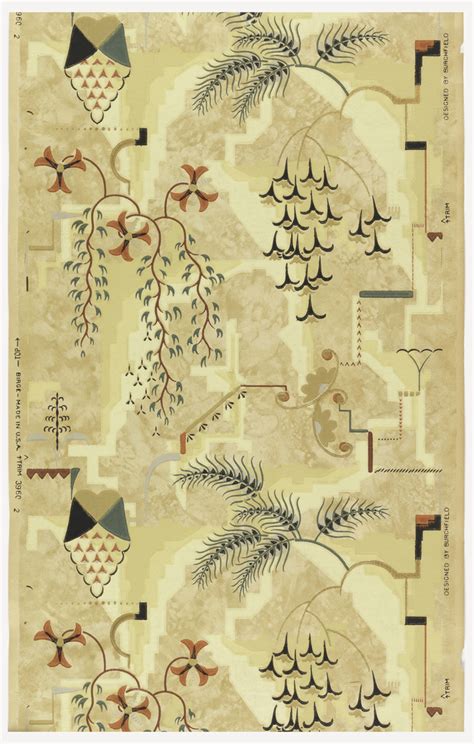 Charles Burchfield Sidewall Modernistic Wallpaper 1927 — Arena