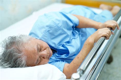 Premium Photo Asian Senior Or Elderly Old Lady Woman Patient Lying On Bed In Nursing Hospital