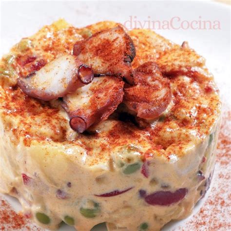 Ensaladilla De Pulpo Receta De Divina Cocina