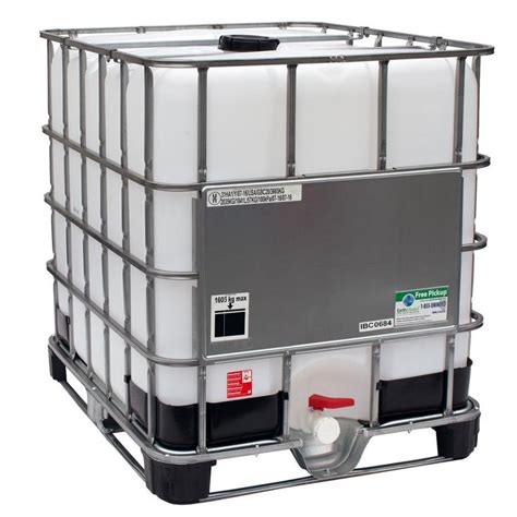 GCube 275 Gal Transportable Storage Tank IBC With Cage And