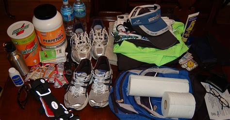 Treadster First Marathon Packing List