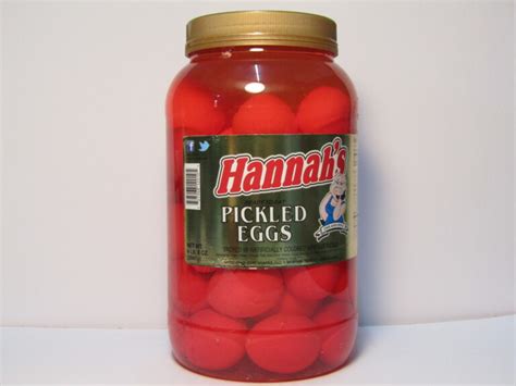 Hannahs Pickled Eggs 46 Ct Gallon Jar Shearl Produce