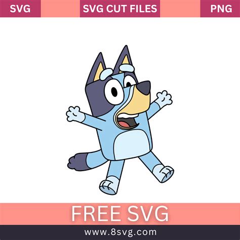 Bluey Bingo Svg Free Cut Files For Cricut 8svg